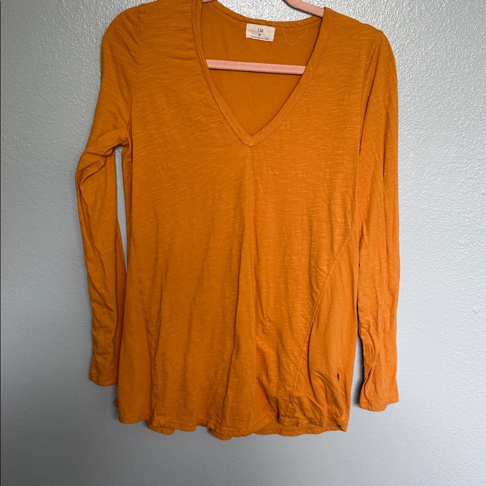 T.La Warm Orange Top